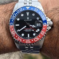 Steinhart Ocean 39 Pepsi Ghiera ceramica