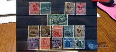 1944- 45 Francobolli Monumenti distrutti 