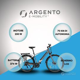 Mountain Bike Argento Alpha