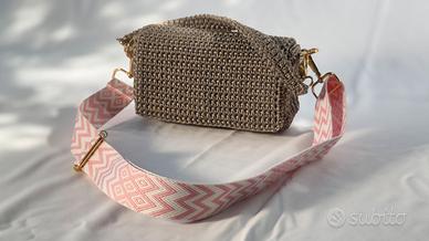 Borsa Uncinetto Baguette Pandora