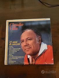 vinile Claudio villa 25 anni di canzoni 