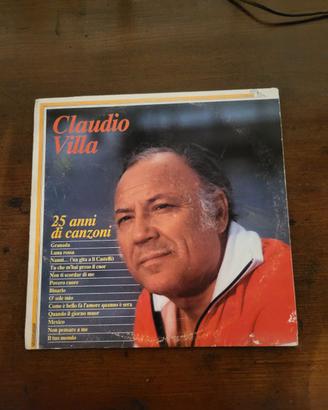 vinile Claudio villa 25 anni di canzoni 