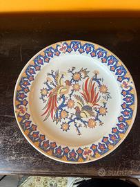 Grande piatto centrotavola vintage ceramica