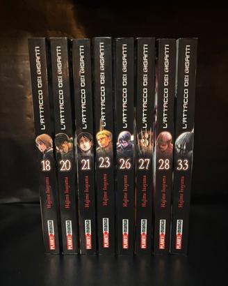 Manga L’attacco dei giganti 18-33💕📚