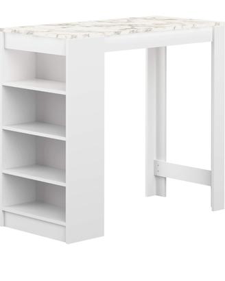 Tavolo/Desk moderno effetto marmo + sedia IKEA – s