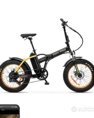 Bici elettrica Argento Minimax ruote fat