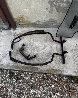 Vespa px poggiapiedi e paravento