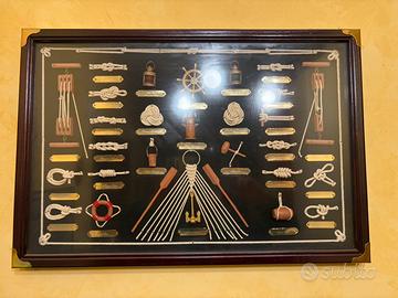 Quadro con nodi marinai