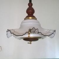 Graziosissima lampada vintage in vetro