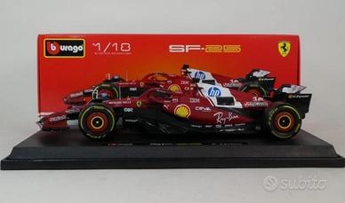 Burago F1 Ferrari SF25 Charles Leclerc 1:18