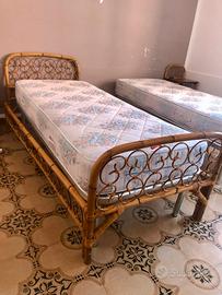 Splendidi letti in bambù ‘60 design italiano