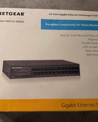 24-port gigabit ethernet unmanaged switch NETGEAR