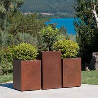 Stock di vasi e fioriere metalliche 40 pezzi