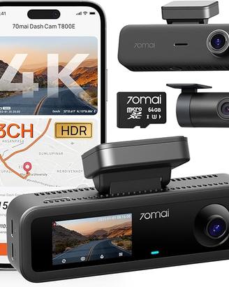 70mai T800E 4K Dash Cam