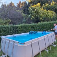 Piscina Bestway 412 m x 2 m × 122 h completa 