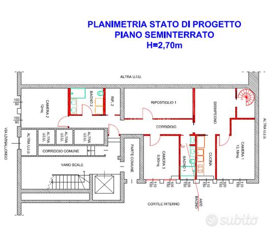 Appartamento a Milano Via Livinallongo 4 locali