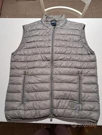 Gilet imbottito trapuntato markup taglia XL grigio