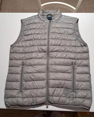 Gilet imbottito trapuntato markup taglia XL grigio