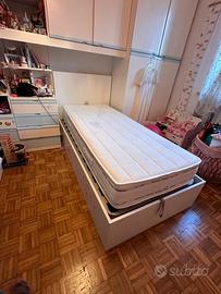 letto contenitore singolo
