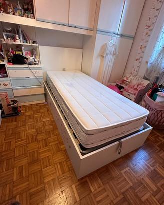 letto contenitore singolo
