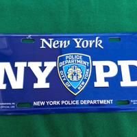 Targa vintage americana City of New York NYPD