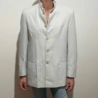 giacca di sartoria con collo coreano 