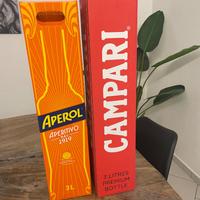 Confezione bottiglie Campari Aperol