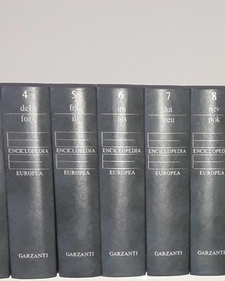 Enciclopedia Europea Garzanti 12 volumi