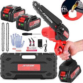 Motosega a Batteria con 8000mAh Batterie, Mini Mot
