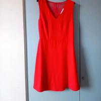 Abito  donna rosso corallo