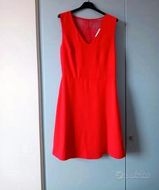 Abito  donna rosso corallo