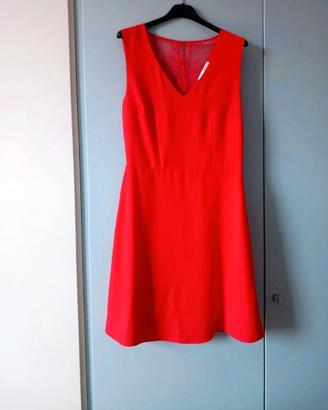 Abito  donna rosso corallo