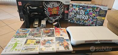 Nintendo Wii bianca con accessori e giochi 