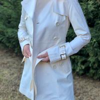 Trench bianco Elisabetta Franchi