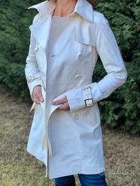 Trench bianco Elisabetta Franchi