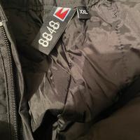 Pantalone da neve nero 8848 XXL con bretelle