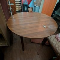 Tavolo in legno tondo, ingrandibile