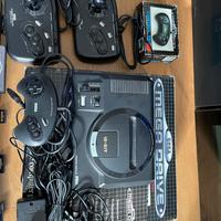 Sega mega drive con giochi
