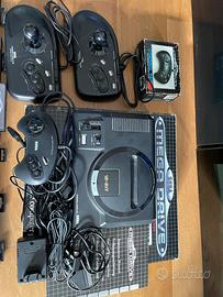 Sega mega drive con giochi