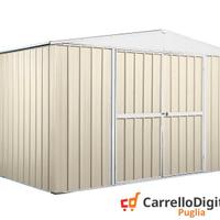 Box in lamiera di Acciaio 360x260cm 9mq avorio