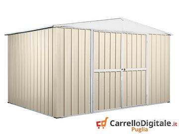 Box in lamiera di Acciaio 360x260cm 9mq avorio