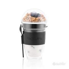 Vasetto di yogurt con porta cereali, 0.25 l