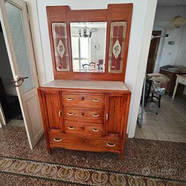 Lotto 8 Mobili Antichi Noce Primo '900 - Arredo Co