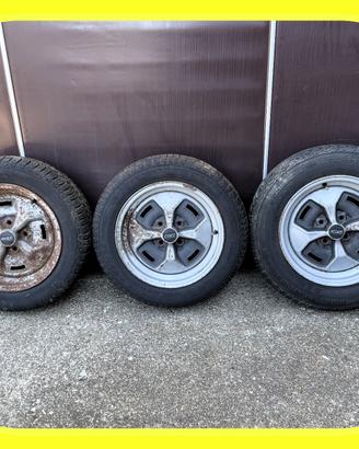 5 CERCHI FIAT 131 ORIGINALI fergat SUPERMIRAFIORI
