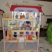 Casetta bambole in legno