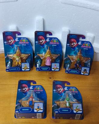 Super Mario Movie Action Figures complete set 5 pc