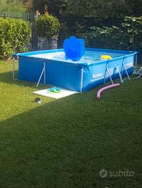 Piscina fuori terra rettangolare BestwaY 