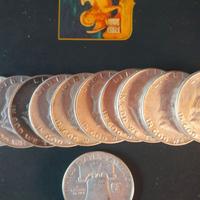 1/2 dollaro Franklin argento