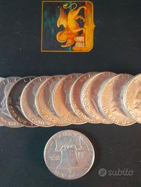 1/2 dollaro Franklin argento