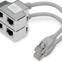 DIGITUS 08260 COPPIA DI SDOPPIATORI SCHERMATI